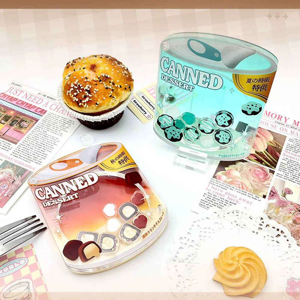 Jar Shape Acrylic Badge Display Stand 58/65/75mm Badge Storage Frame with Cute Cartoon Shaker Creative Desktop Decor Accessories