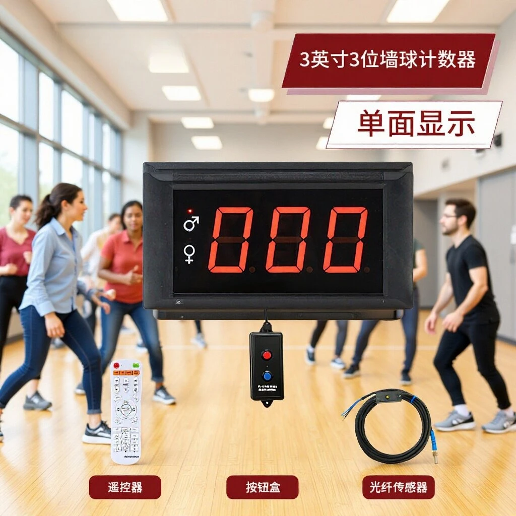 Single‑Sided LED Digital Race Timer With Remote Control Sports Countdown Stopwatch For Gym Training Competition Game