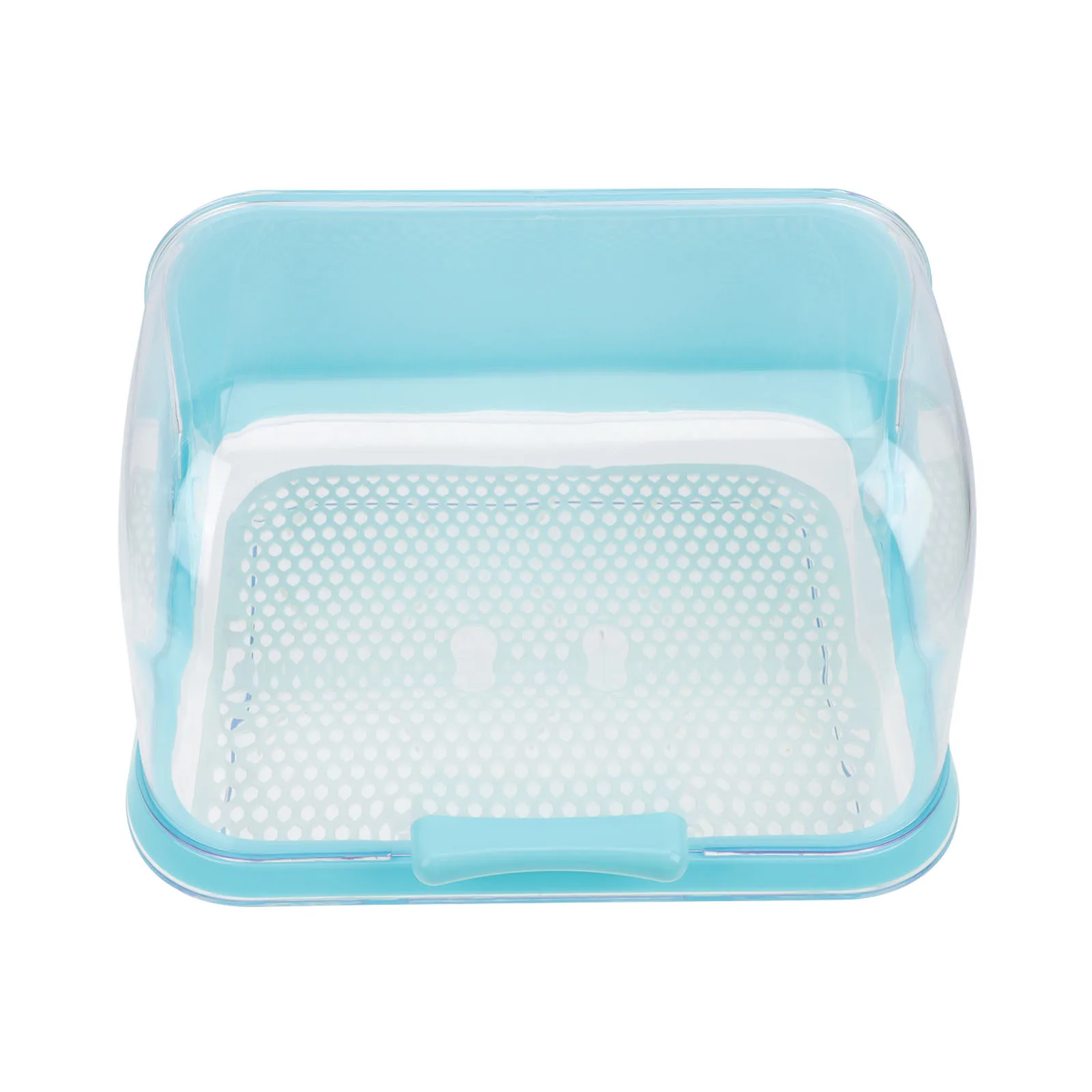 

Baby Bottle Storage Organizer Drying Box Container Transparent Seal Lid Space Saving For Nursery Feeding Cutlery