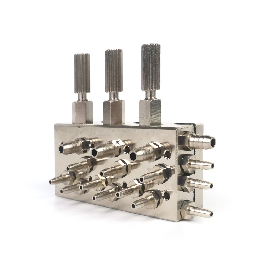 وحدة طب الأسنان صمام 3 في 1 جودة عالية التحكم في صمام الأسنان كرسي طبيب الأسنان الهواء/الماء غشاء غشاء أدوات طب الأسنان