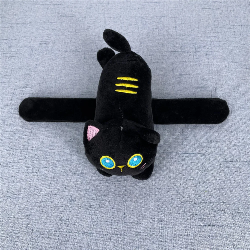 

14CM Black Cute Little Cat Plush Stuffed Toy , New Bracelet Decorate Animal Doll Plush Toy
