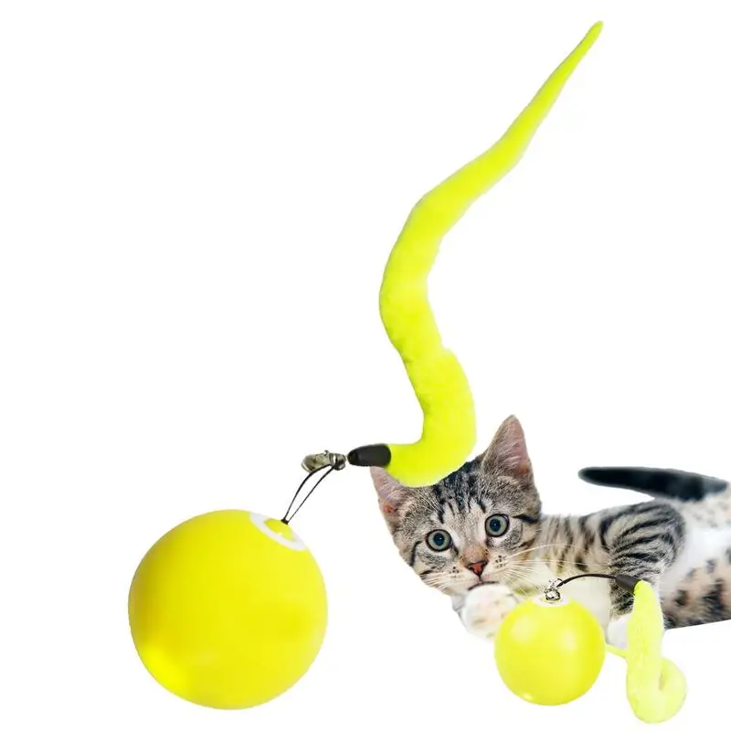 Cat Automatic Rolling Ball Smart Pet Toy Ball Battery Powered Ball Toy Portable Kitten Ball For Exercise Relaxing Playing