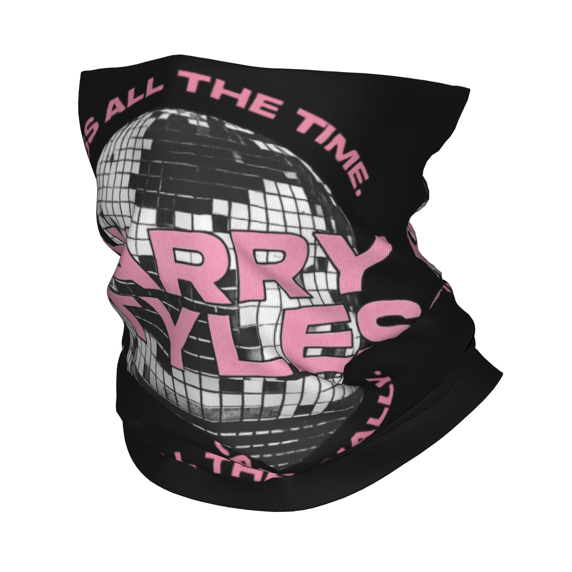 Styles Music Harrys Kiss All The Time Disco Occasionall Bandana Neck Warmer Women Men Winter Ski Tube Scarf Gaiter  Face Cover