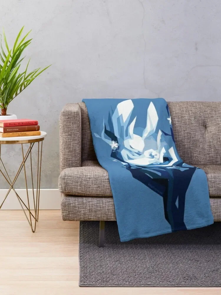 Ori Sleeping - Ori and the Will of Wisps - In The Blind Forest Throw Blanket Thin Flannel Blankets