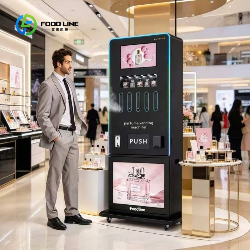 High-Definition Smart Interface Fragrance Spray Vending Machine for Cologen Authentic Box Perfume Smart Perfumes Vending Machine