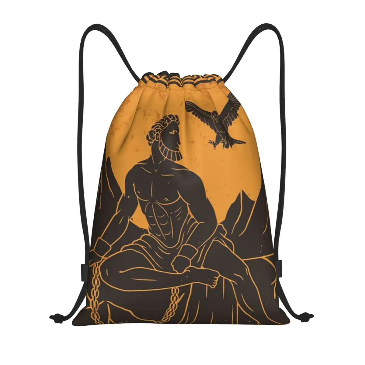

Prometheus Greek Mythology Backpacks Fashion Drawstring Bags Shoes Bag Book Bags for Man Woman Students