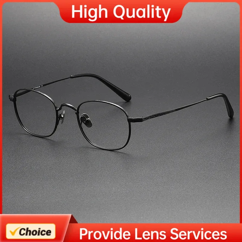 

KAME Style kmn125 Модный качественный дизайнерский бренд унисекс Сверхлегкая титановая металлическая оправа для очков MANNEN Мужские женские очки