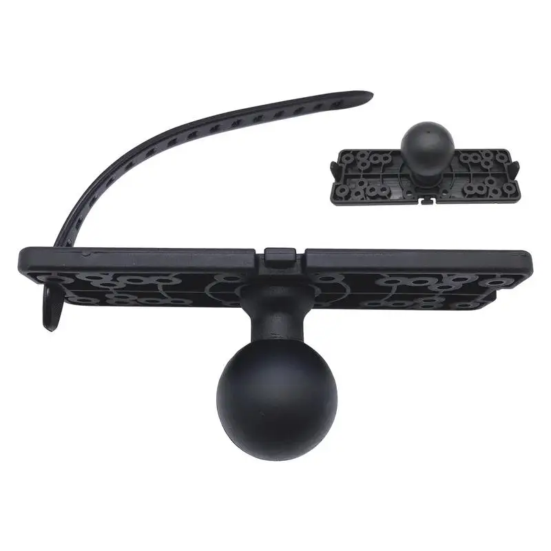 Fish Finder Mount For Kayak Multipurpose Ball Mount For Fish Finder Wear-Resistant Black Bracket User-Friendly Mount Plate For