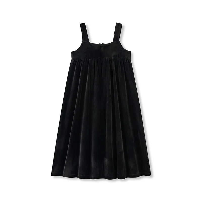 Autumn Children Matching Family Shabbos Roab Boys Clothes Girls Nightgown Dress and 2pcs Set Top and Pants Black Velvet Clothing