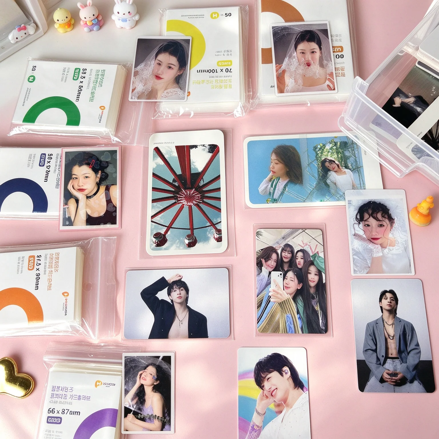 50Pcs 63.5x88mm Hard Card Sleeves Thick Trading Card Protectors Acid-Free PVC-Free Deck Protector for TCG Standard Cards