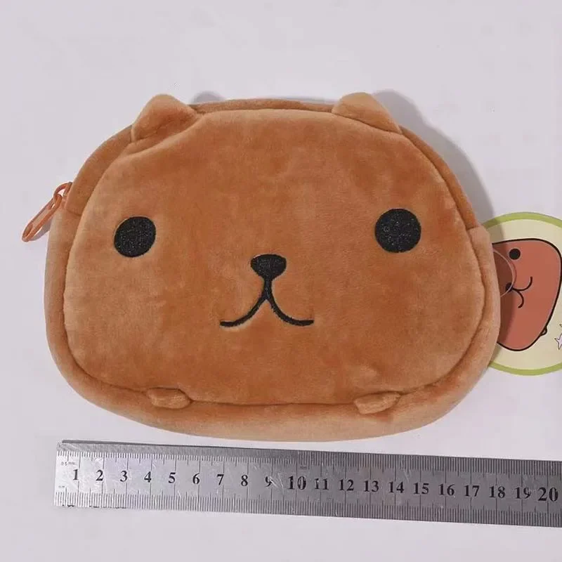 Kapibarasan Capybara Plush Makeup Bag Organizer Storage Kawaii Cute Cosmetic Bags Vanity Beauty Case