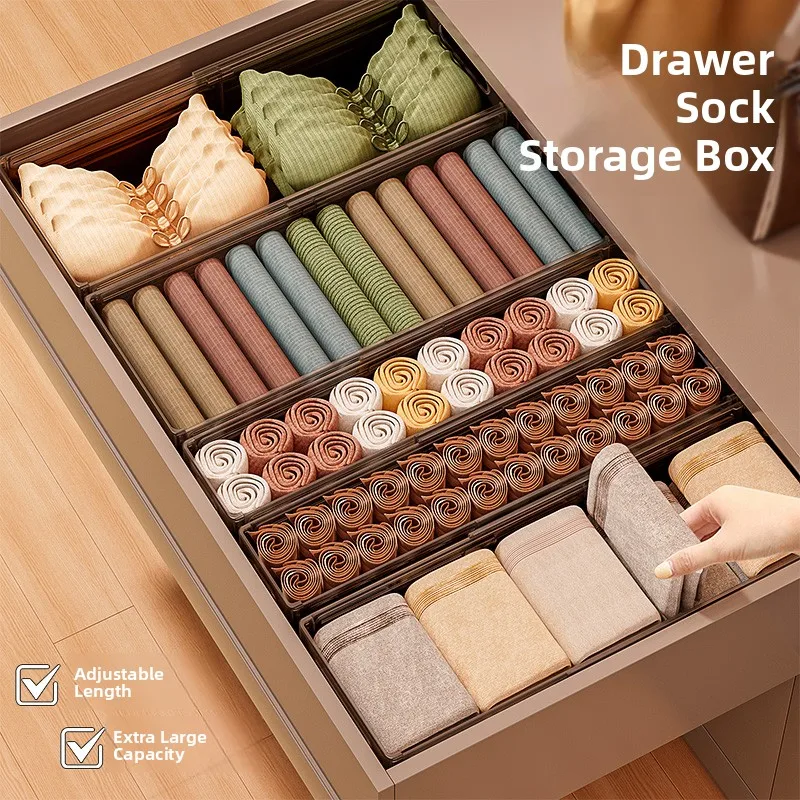 three-in-one-expandable-socks-underwear-personal-clothing-organizer-box-home-wardrobe-storage-basket-household-organizer