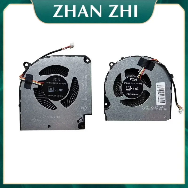 New Laptop Cooler CPU GPU Cooling Fan For Hasee Z7-CT7NA Z6 Z8-CT7NA CT7NT CR7 N1 G7-CT5NA G7-CT7NA