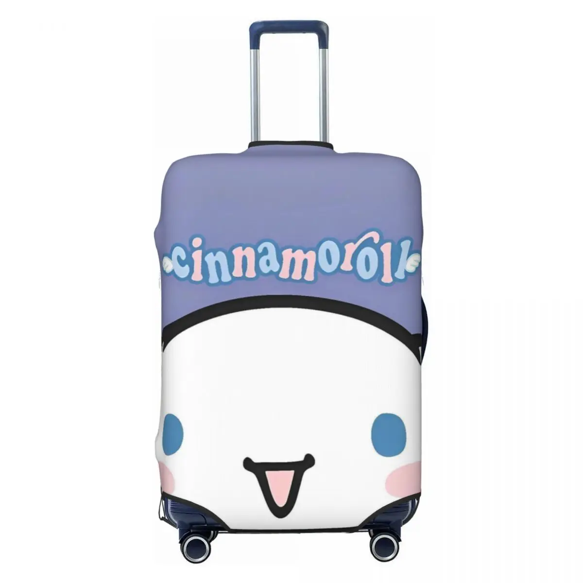 

Cuddly Cinnamoroll Cartoon Suitcase Cover Holiday Practical Luggage Accesories Cruise Trip Protection