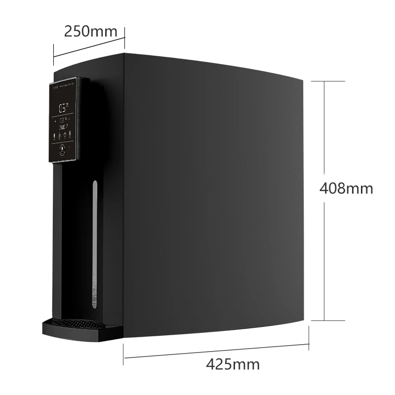 Electric Household RO Water Purifier 4-Stage Filtration System UV Light Hot/Cold Water Dispenser App-Controlled Countertop Water