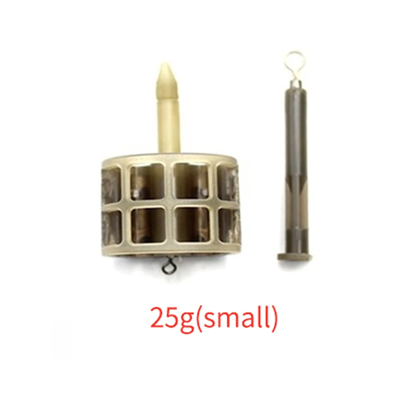 Alimentador que se hunde con materiales de alta calidad, jaula de cebo fácil de operar, cesta alimentadora de peces, 1/2 piezas