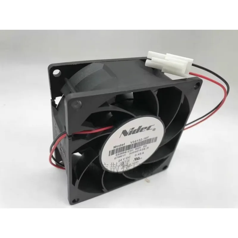 

HJY NIDEC fan V35132-16F 8038 DC24V 0.45A 8cm inverter cooling fan
