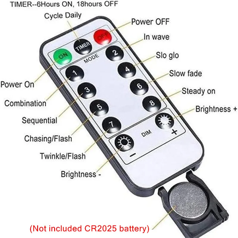 8 Modes Curtain Lights USB Plug Christmas New Year Party LED String Lights Home Wedding Birthday Holiday Room Decor Aesthetic