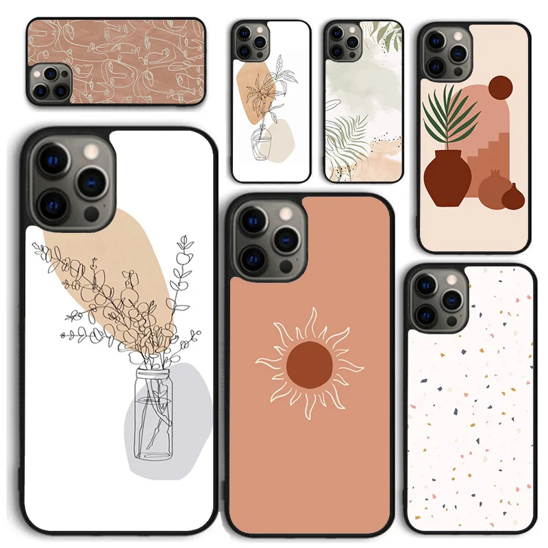 

BOHO VIBES Phone Case for iPhone 17 Air 16 PRO MAX 15 14 PLUS 11 12 13 Back Cover Fundas Shell