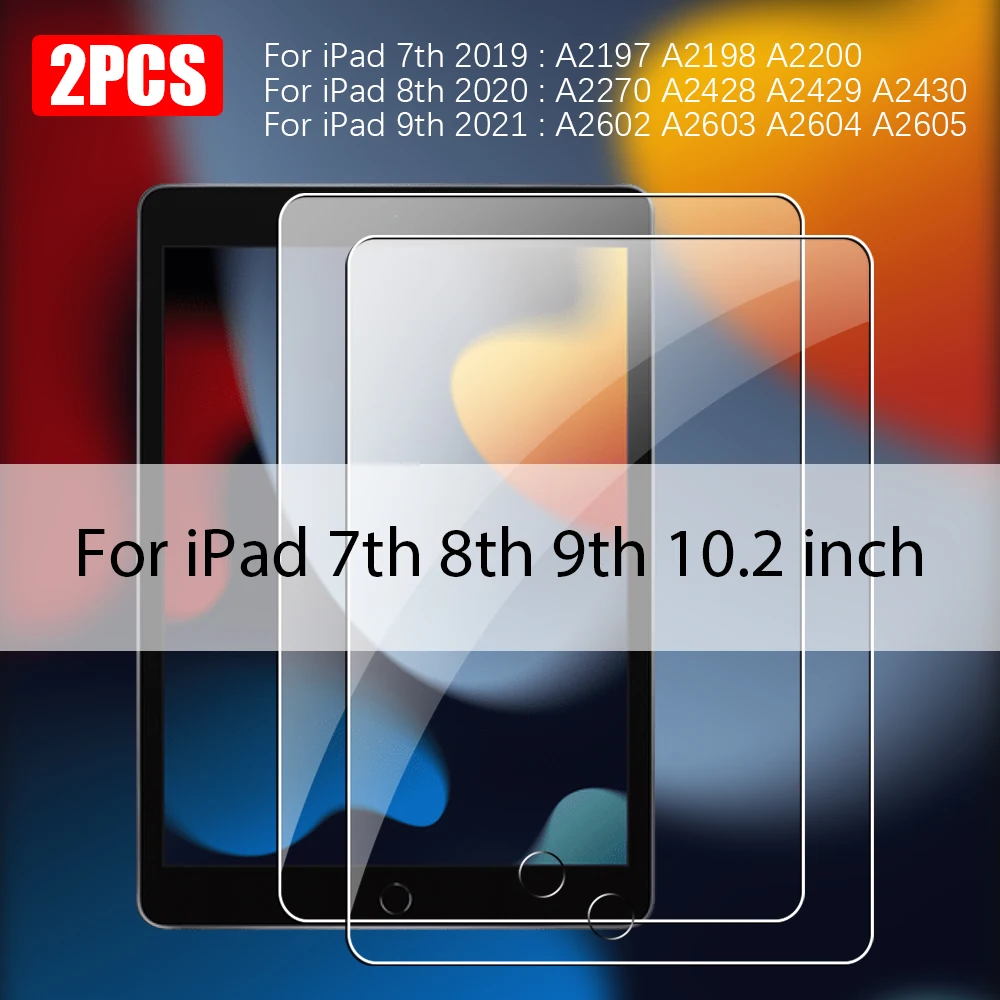 2 Stück Displayschutzfolie aus gehärtetem Glas für iPad Pro 13 11th M5 M4 12.9 Air 11 M3 M2 5 4 Mini 6 7 10 9th 10th Generation A16 Film