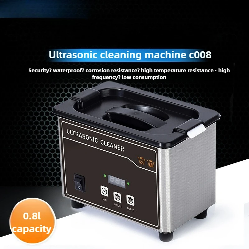 

110V-220V Household Small Ultrasonic Cleaning Machine, Glasses Jewelry, Gold Jewelry, Watch Denture Cover Cleaning Machine