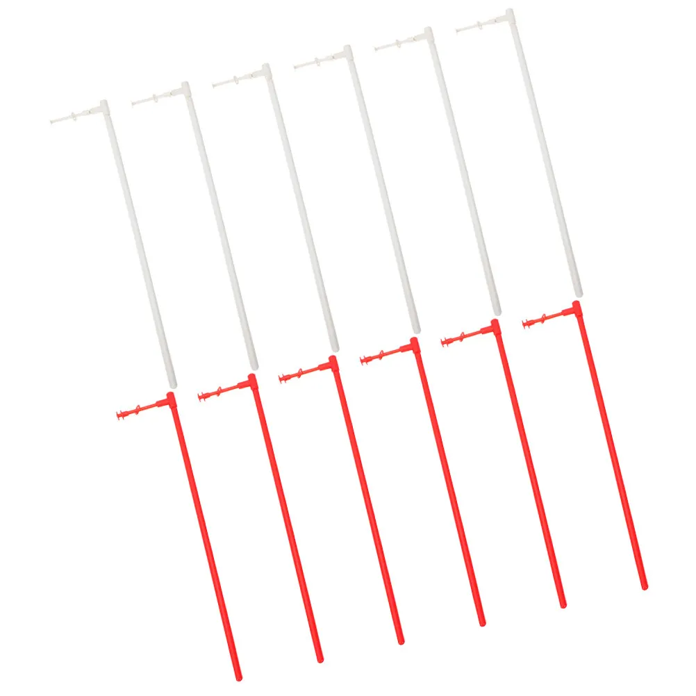 

12 шт. пластиковых стержней для ветряных мельниц, сменные детали для садовых ветряков, легкие, портативные, прочные, для рукоделия
