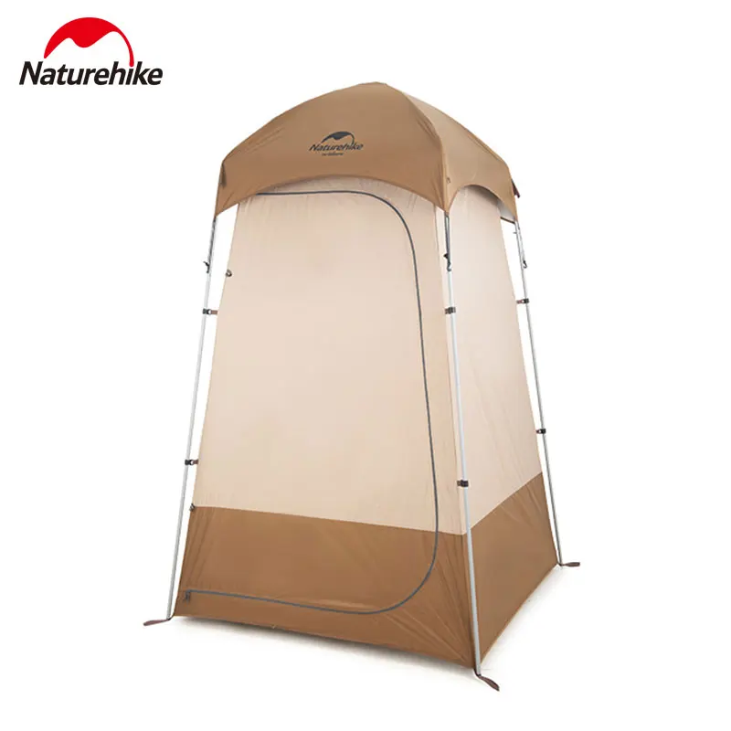 

Naturehike Outdoor Shower Tent Travel UV Protection Go Camping Tent Waterproof Coat Tent Mobile Toilet 210T Polyester Locker