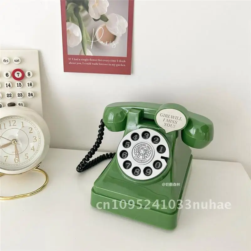 Piggy bank telephone pink girl heart ornaments photography props room photo decoration birthday gift