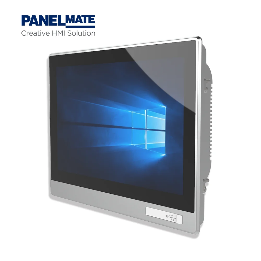 Embedded Panel PC Industrial 10.1 Inch IP65 LCD Capacitive Touch | Control Panel PC| J1900 2.0G Quad Core CPU