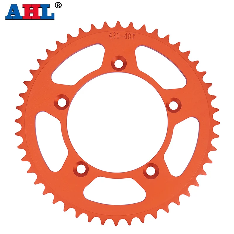 AHL Motorcycle 420 48T Rear Sprocket For 60SX 60 SX 1998-2002 65SX 65 SX 1998-2022 65XC 65 XC 2003-2017 TC65 TC 65 2017-2023