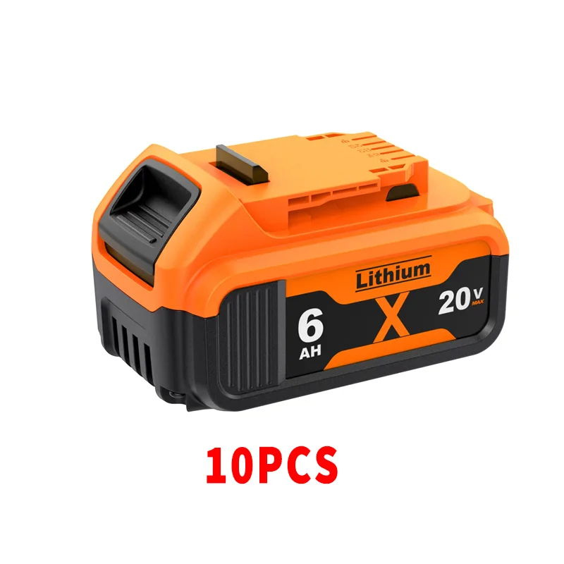 6000 mAh Für Dewalt DCB200 20 V Batterie DCB205 DCB206 DCB209 DCB181 DCB182 Ersatz Power Tool Lithium-Batterien mit 6A Ladung