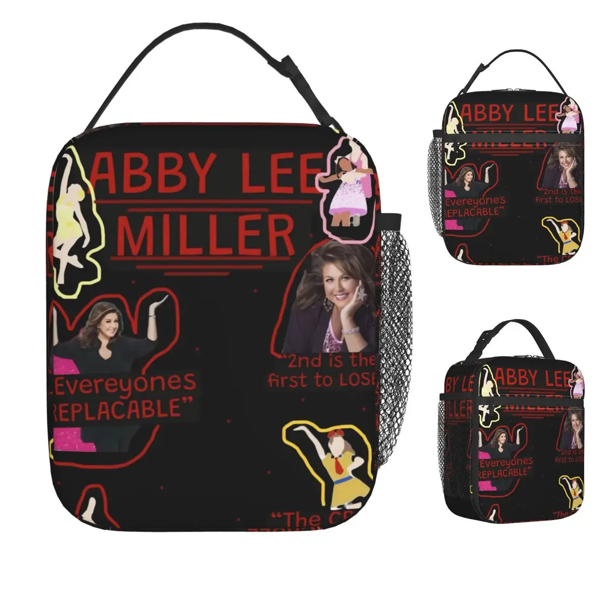 

Сумка для обеда Эбби Ли Миллер, портативный ланч-бокс для американского танца, рабочая сумка-холодильник с принтом, повседневные оксфордские термосумки-тоут