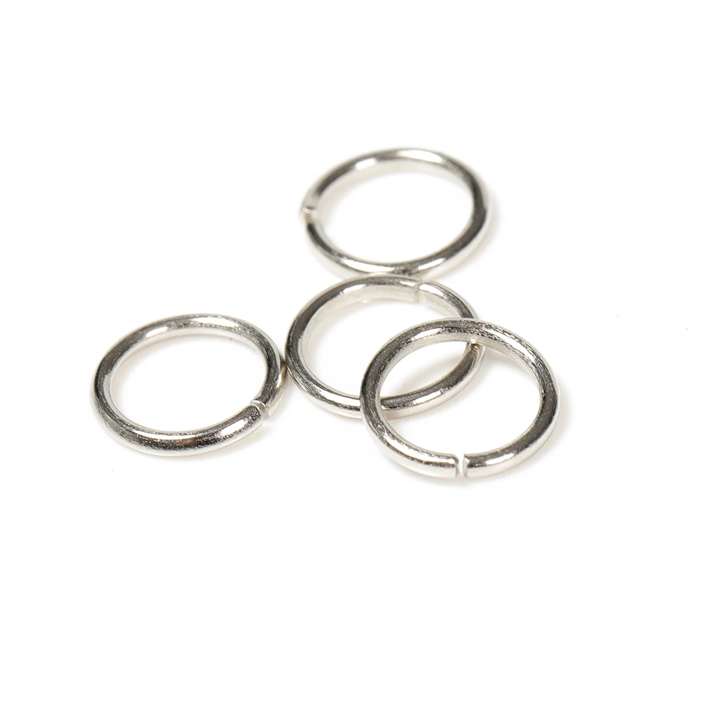 200 Stück/Los Großhandel Offene Kreis-Springringe Halskette Armband Ohrring Anhänger Verbinder DIY Schmuckherstellung Bastelzubehör – Detail 11