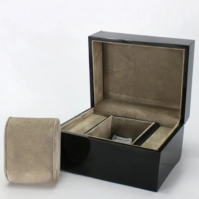 High-end black watch box jewelry packaging box fashion watch storage box jewelry
