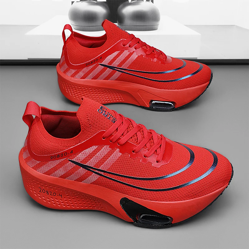 أحذية رياضية وترفيهية جديدة للزوجين من التجارة الخارجية، أحذية جري عصرية ومتعددة الاستخدامات بجزء سفلي سميك وخفيفة الوزن مبطنة بالهواء #3