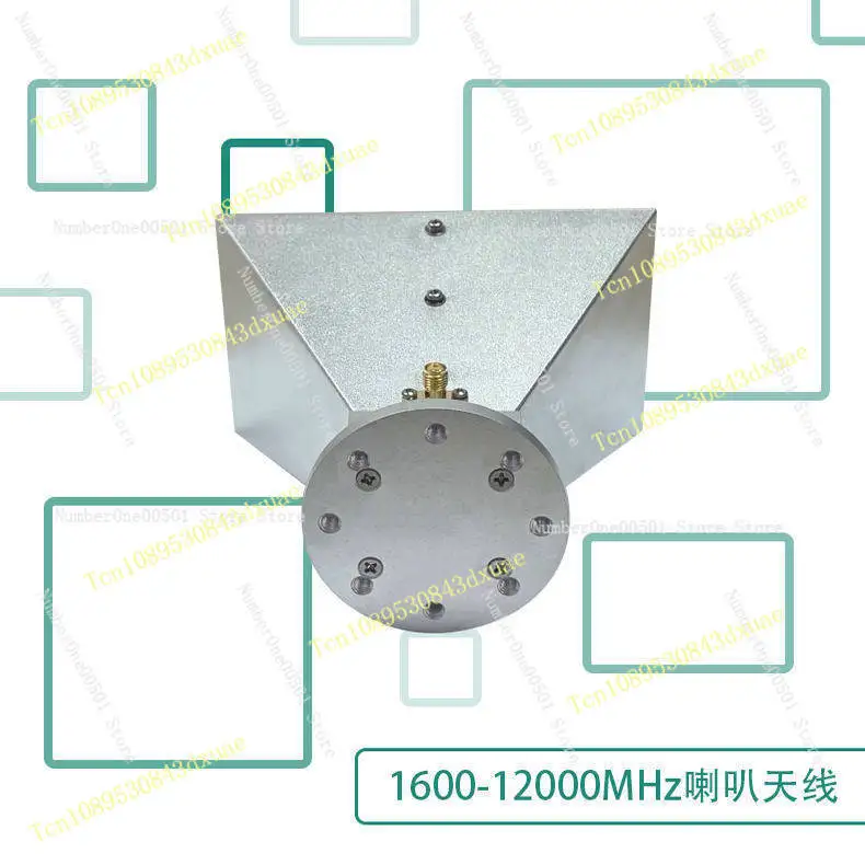 1.6 to 12GHz Broadband Double Ridge Horn Antenna 16dBi Standard Gain for EMC EMI Anechoic Chamber