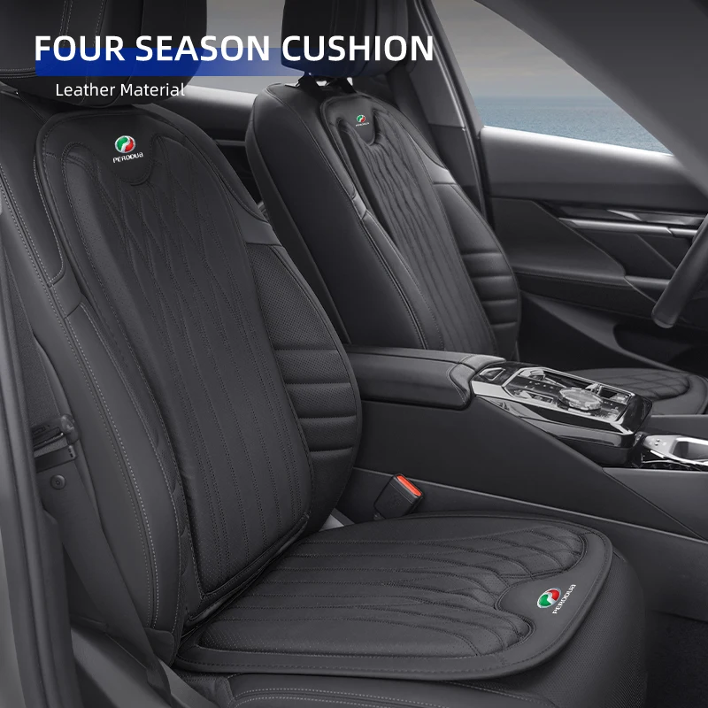 Cojín para asiento de coche, funda de cuero para asiento, Protector de asiento para las cuatro estaciones, accesorios interiores para Perodua Axia Bezza Myvi Alza Ativa