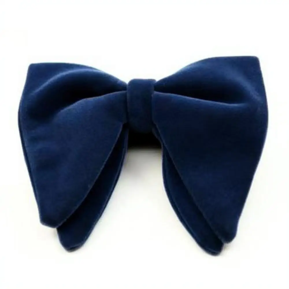 High Quality Mens Velvet Tie Double Layer Solid Color Formal Neckwear For Business Wedding Party Dress Accessories
