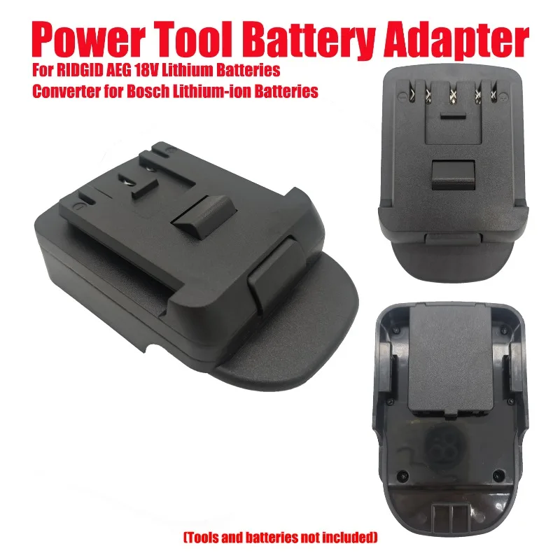 

HAKSINKY Battery Adapter Converter for RIDGID AEG 18V Lithium Batteries Converter for Bosch Lithium-ion Batteries Power Tools