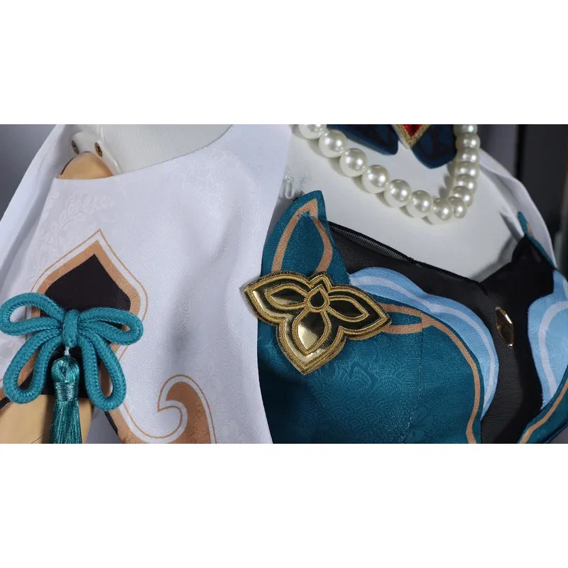 호두 웨트로세톤 재고 루안메이 코스프레 코스튬, 혼카이 스타 레일 루안메이 풀세트 가발, 새해 할로윈