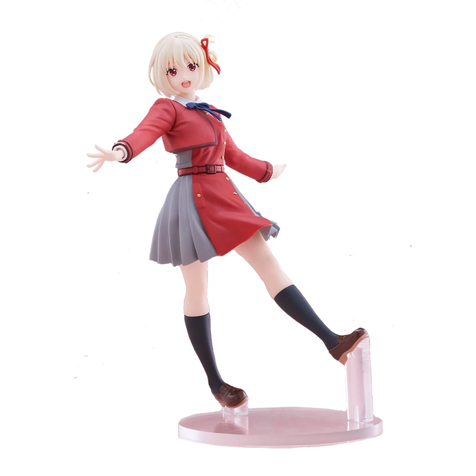 Original Genuine TAITO Coreful 18cm Nishikigi Chisato Uniform Action Figure Figurine Model Ornamen Toys Wholesale