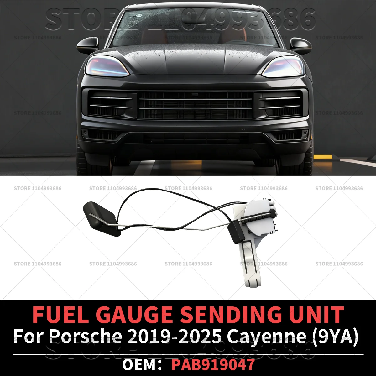 

For Porsche 2019 2020 2021 2022 2023 2024 2025 Cayenne S GTS Turbo Coupe (9YA) FUEL GAUGE SENDING UNITOEM PAB919047