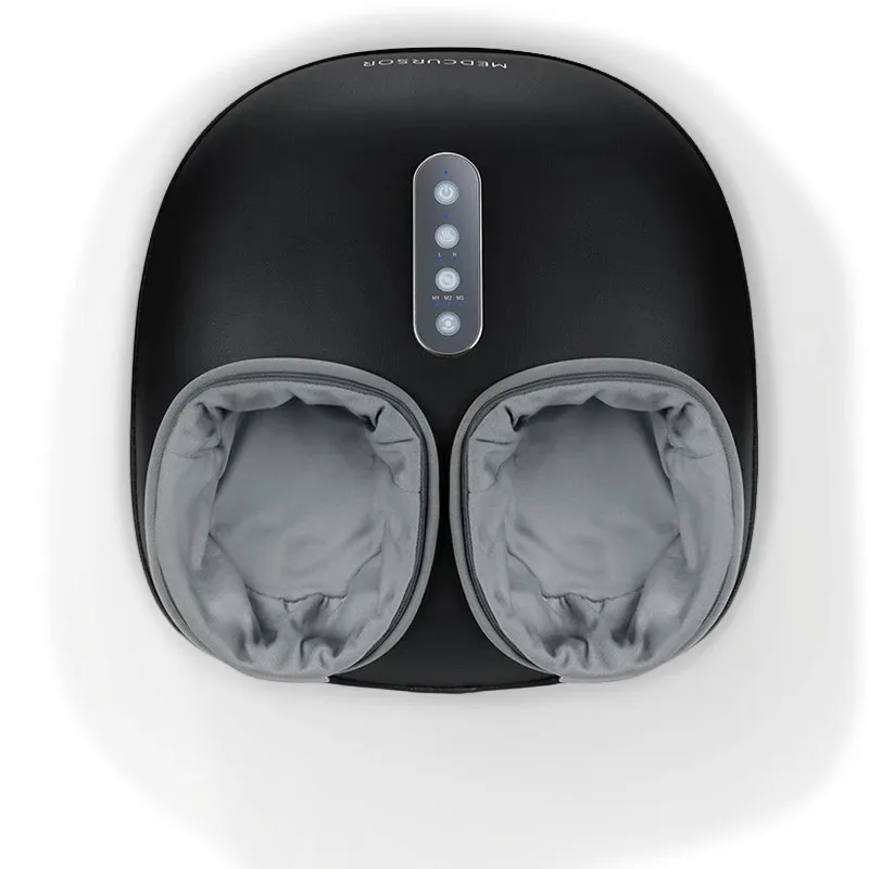 Medcursor masażer do stóp terapia grzewcza Shiatsu głęboki wałek do ugniatania rozluźnienie mięśni ulga w bólu elektryczna maszyna do masażu stóp