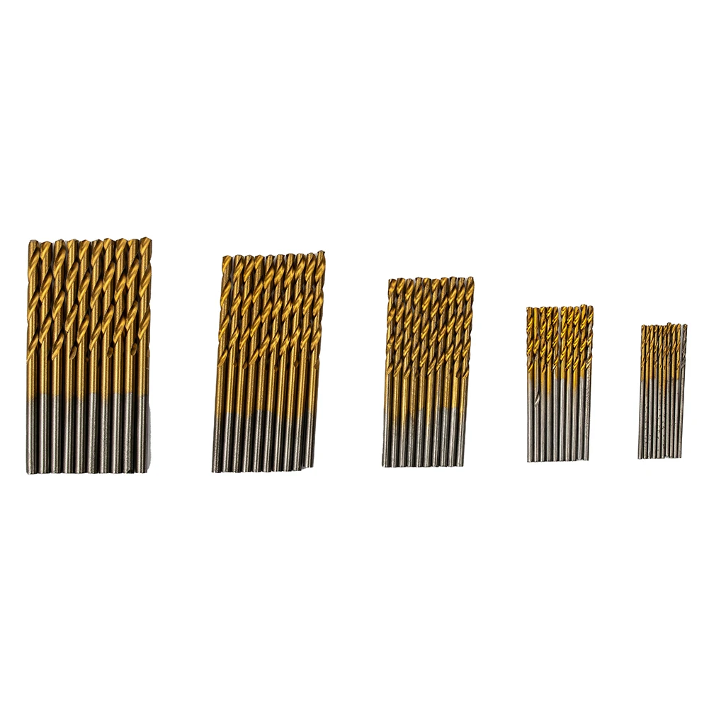 Efficient HSS Cobalt Drill Bit Assortment with Total of 50 Pieces Tailored for Working on Tough Materials like Stainless Steel