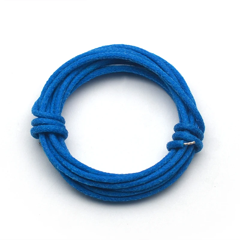 كابل أداة جيتار سلك جيتار على الطراز العتيق مغطى مسبقًا مكون من 7 حبلاً (أزرق - 1.5 م، أبيض - 1.5 م، أحمر - 1.5 م)