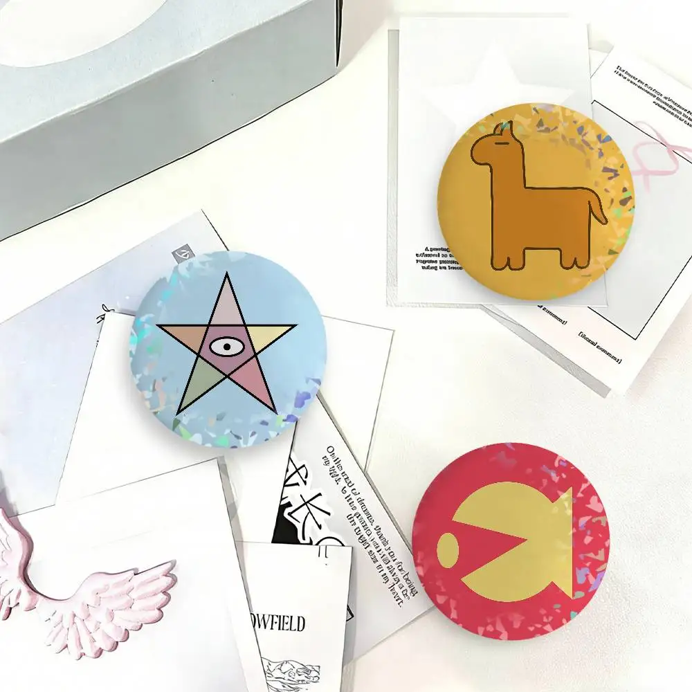 Cartoons Anime G-gravity F-falls Bill Cipher Laser Badge Creative Brooches Backpack Accessories Make Great Gifts for Friends