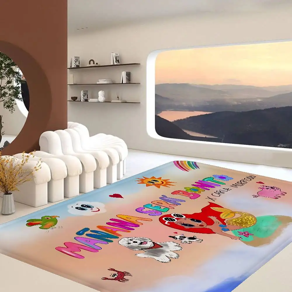 Singer K-Karol G Door Mat Kids Room Bedroom Decoration Balcony Anti-Slip Doormat Living Room Doormat Area Rug
