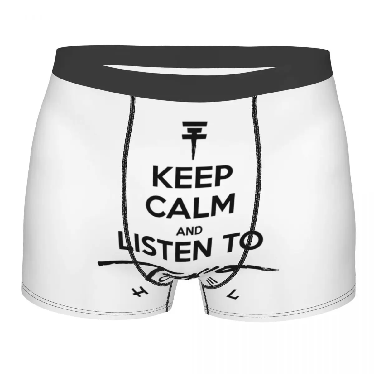 

Sexy KEEP CALM Tokio Hotels Heavy Metal Pop Rock Boxers Shorts Underpants Men's Comfortable Briefs Underwear