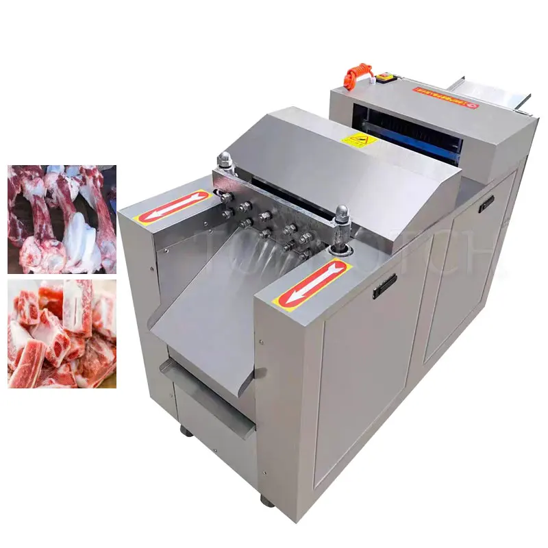 Electric Meat Cube Cutter Fish Dicing Commercial Meat And Bone Cutting Machine Automatic Beef Cube Chicken Meat Cutting Machine