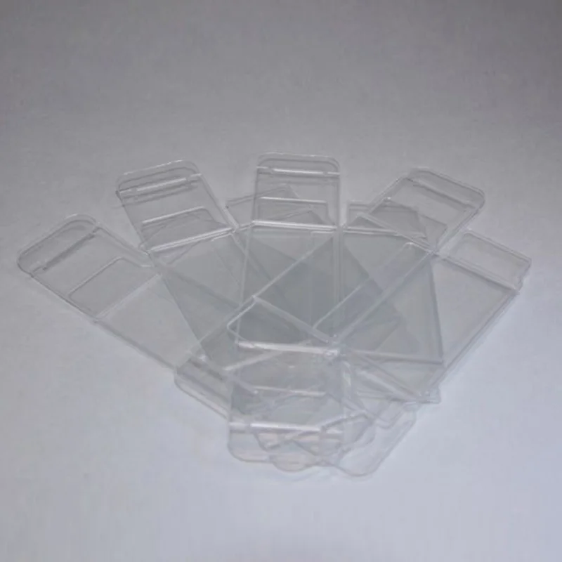 50 PCS Display Clear Box Fit for 1:64 PVC Transparent Action Figures Model Car Toy Protection Storage Dust Proof Show Case